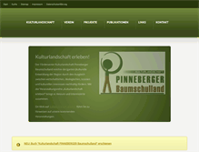 Tablet Screenshot of pinneberger-baumschulland.de